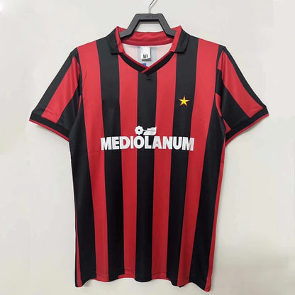 90-91 season A.C. Milan home retro Fan version