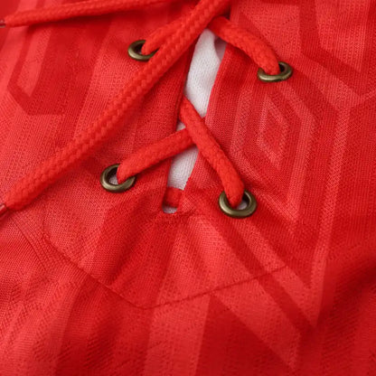 92-94 season Manchester United Home Long Sleevesd retro - Fan version